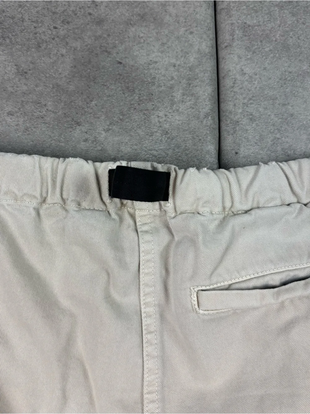 Vintage Gramicci Men's Tan and Cream Shorts